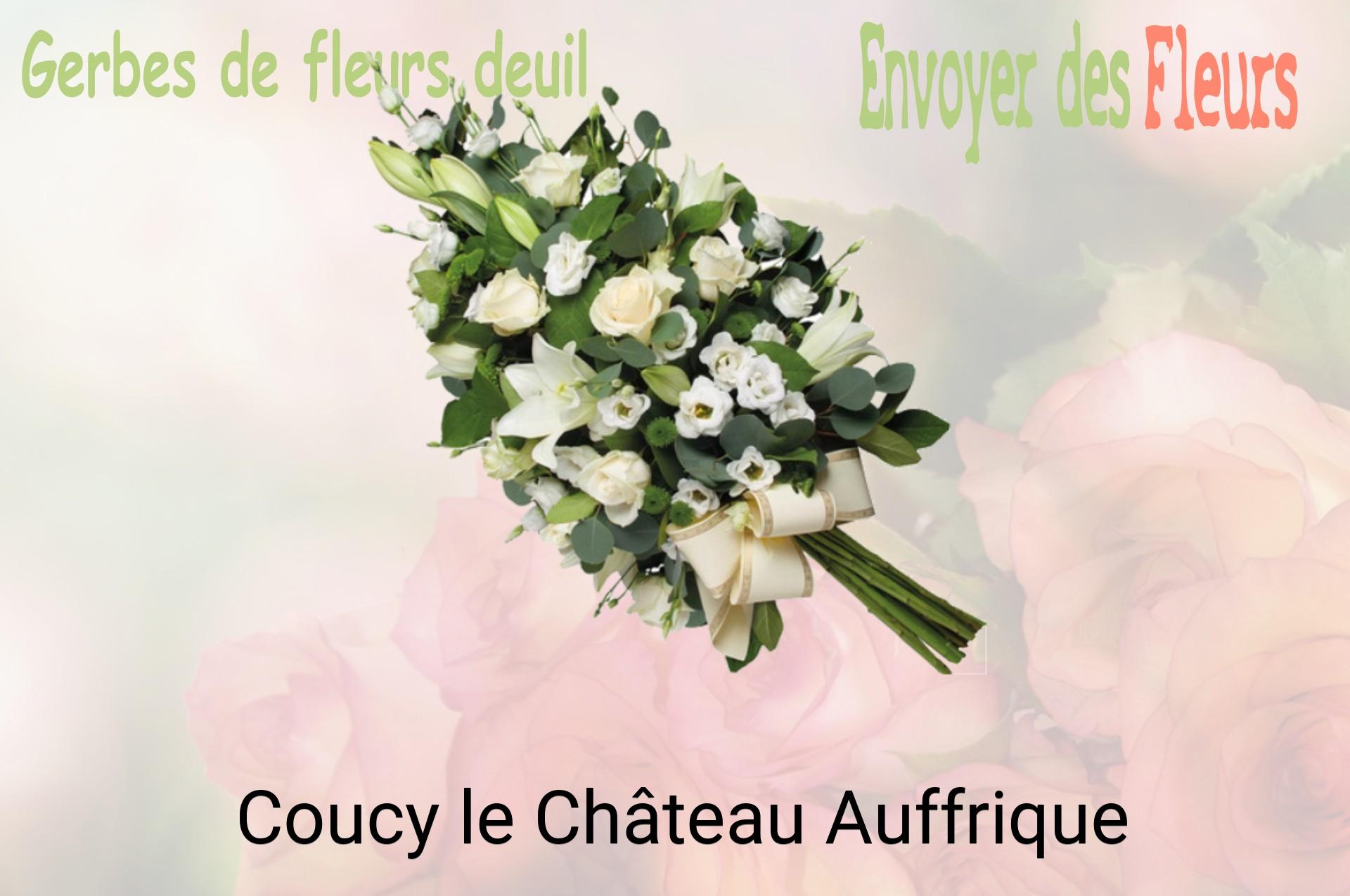 Gerbe de fleurs de deuil livrée à Coucy-le-Château-Auffrique
